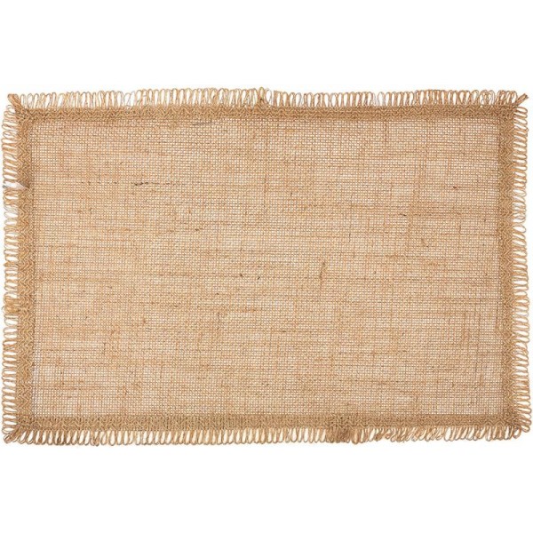 Набір 6 льняних підтарельників "Rustic" 30х45см, прямокутні (134586)