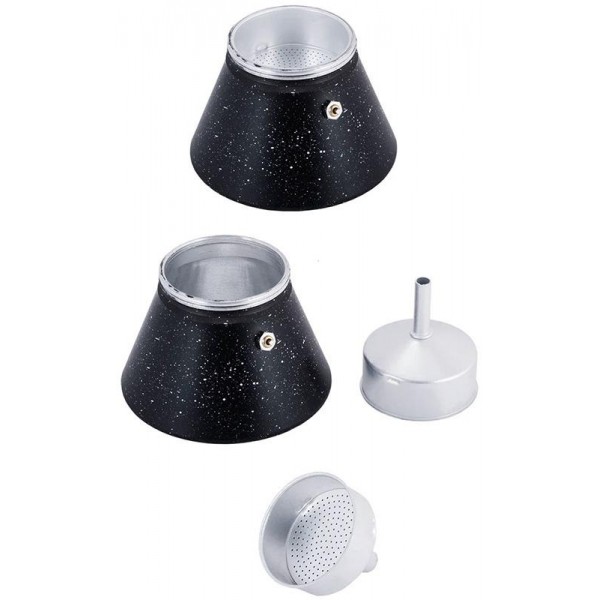 Кавоварка гейзерна Kamille Andel Black 300мл на 6 чашок (135786) Кавоварка гейзерна Kamille Andel Black 300мл на 6 чашок (135786)
