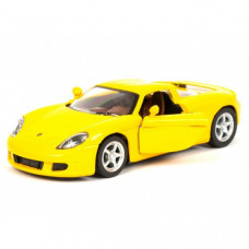 Детская модель машинки Porsche Carrera GT Kinsmart KT5081W инерционная, 1:36 (Yellow)