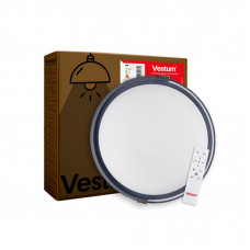 Светильник Vestum COLISEUM матовий 60W 395*60мм 3000К-6500К з ДК білий з синім (VS-91066)