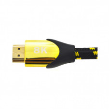 Кабель мультимедийный HDMI M to HDMI M 3.0m V2.1 8K60Hz 4K120Hz black/gold Ritar (YT-HDMI(M)/(M)V2.1-3.0m/19949)