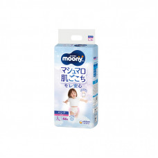 Подгузники Moony трусики для девочек L 9-14 кг 44 шт (4903111206438)