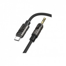Кабель мультимедийный USB-C to 3.5mm M 1.0m BL22 black BOROFONE (6941991117763)