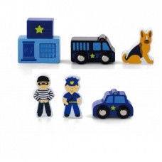 Железная дорога Viga Toys Доп. набор к ж/д "Полицейский участок" (50814)