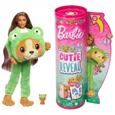 Кукла Barbie Cutie Reveal Великолепное комбо Щенок в костюме лягушки (HRK24)