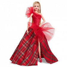 Кукла Barbie коллекционная Праздничная блондинка (HRM61)