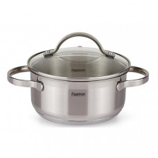 Каструля Fissman Luminosa 2.1л індукційна зі скляною кришкою (55596)