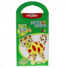 Набор для творчества Paulinda Super Dough 3D FUN Кот (PL-081284)
