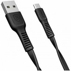Кабель зарядный Baseus Flat Micro USB Cable Fast Data Sync Charging 0.25м (CAMZY-A01) Чёрный Оригинал (38796)