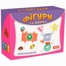 Детская настольная игра "Фигуры и формы" 0581 от 3 лет