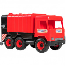 Спецтехника Tigres Авто "Middle truck" мусоровоз (красный) в коробке (39488)