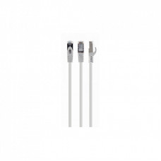 Патч-корд 1м S/FTP Cat 6A CU LSZH white Cablexpert (PP6A-LSZHCU-W-1M)