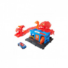 Автотрек Hot Wheels Полицейское спасение от скорпиона серии "Опасные создания" (HDR32)