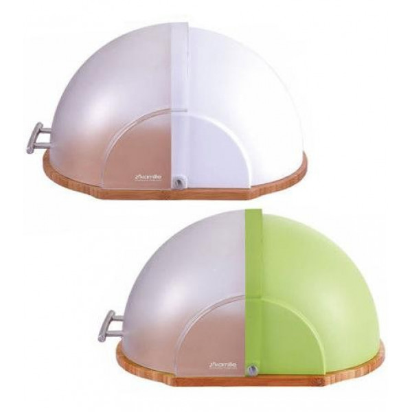 Хлібниця Kamille Breadbasket GREEN&WHITE (109607)
