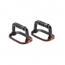 Упоры для отжиманий Adidas Performance Push Up Bars ADAC-12232 Чорний/Червоний (885652021579)