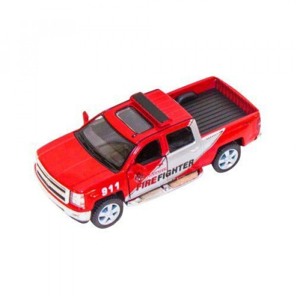 Инерционная машинка "FireFighter" Chevrolet Silverado KT5381WPR(Red) красный, масштаб 1:46 Инерционная машинка "FireFighter" Chevrolet Silverado KT5381WPR(Red) красный, масштаб 1:46