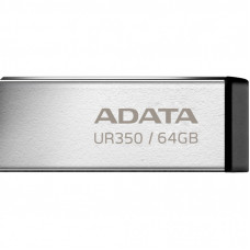 USB флеш накопитель ADATA 64GB UR350 Silver-Black USB 3.2 (UR350-64G-RSR/BK)