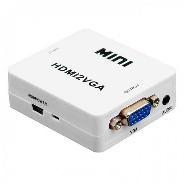 Адаптер HDMI to VGA (переходник, конвертер, 720p/1080p) переходник, конвертер (134907)