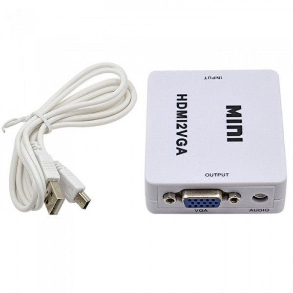 Адаптер HDMI to VGA (переходник, конвертер, 720p/1080p) переходник, конвертер (134907)