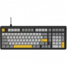 Клавиатура Ajazz AK980 MAX Magnetic Switch USB UA Black/Grey/Yellow (AK980-MAX-M-BGY)