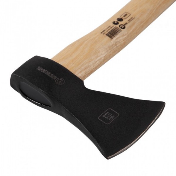 Топор 600 г, ручка пекан, 48-57 HRC INTERTOOL HT-0256 (119417)