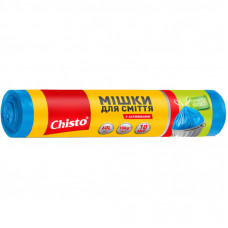 Пакеты для мусора Chisto с затяжкой 60 л 10 шт. (4823098410034)