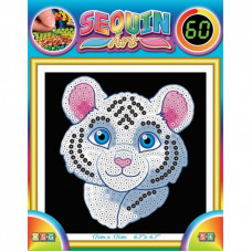 Набор для творчества Sequin Art 60 White Tiger (SA1326)