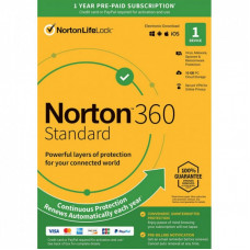 Антивирус Norton by Symantec NORTON 360 STANDARD 10GB 1 USER 1 DEVICE 12M (21409591)