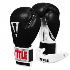Боксерские перчатки Title Classic Pro Style 3.0 Black/White 14 oz (CVVTG3 14 BK/WH)