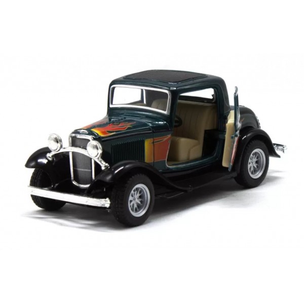 Детская модель машинки FORD COUPE KT5332FW инерционная (Зеленый)