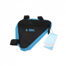 Велосумка нарамная Bravvos BC-BG064 20x18x4 cm Black/Blue (BIB-046)