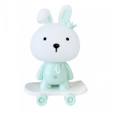 Ночник детский «Зайчик на скейте» MGZ-1407(Blue) питание от USB