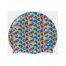 Шапка для плавания Arena Print JR 94171-236 зелений Діт OSFM (3468337082682)