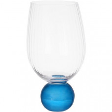 Набір 6 склянок "Bauble Glass" 450мл на синій ніжці (109917)
