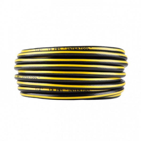 Шланг для воды 4-х слойный 1/2", 20м, армированный, PVC INTERTOOL GE-4103 (134917) Шланг для воды 4-х слойный 1/2", 20м, армированный, PVC INTERTOOL GE-4103 (134917)