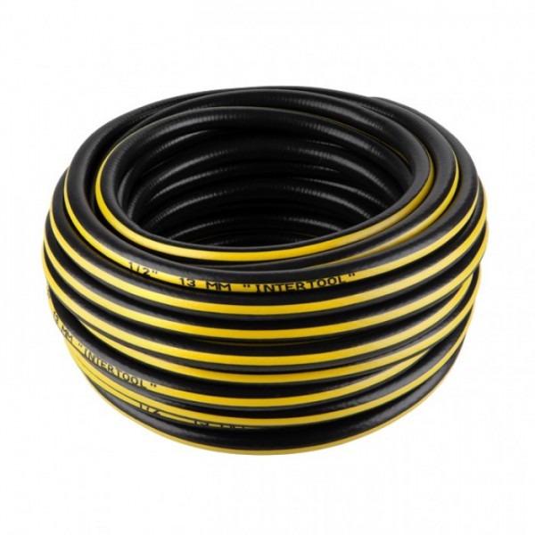 Шланг для воды 4-х слойный 1/2", 20м, армированный, PVC INTERTOOL GE-4103 (134917) Шланг для воды 4-х слойный 1/2", 20м, армированный, PVC INTERTOOL GE-4103 (134917)