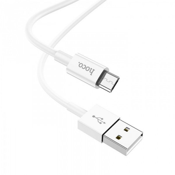 Кабель для зарядки USB на Micro-USB HOCO X64 Lightweight Белый (51027) Кабель для зарядки USB на Micro-USB HOCO X64 Lightweight Белый (51027)