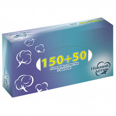 Салфетки косметические Ніжний дотик 2 слоя 200 шт. (4820183971180)
