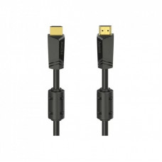 Кабель мультимедийный HDMI to HDMI 10.0m 4K Ethernet Gold Black Hama (00205009)
