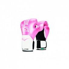 Боксерские перчатки Everlast Elite Training Gloves 884960-70-13 рожевий/білий 8 oz (009283594862)