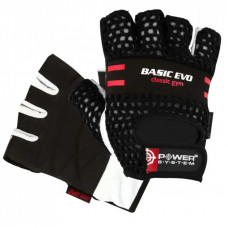 Перчатки для фитнеса Power System Basic EVO PS-2100 Black Red Line S (PS_2100E_S_Black/Red)