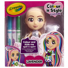 Набор для творчества Crayola Colour n Style Стильные девушки Лаванда (918940.005)