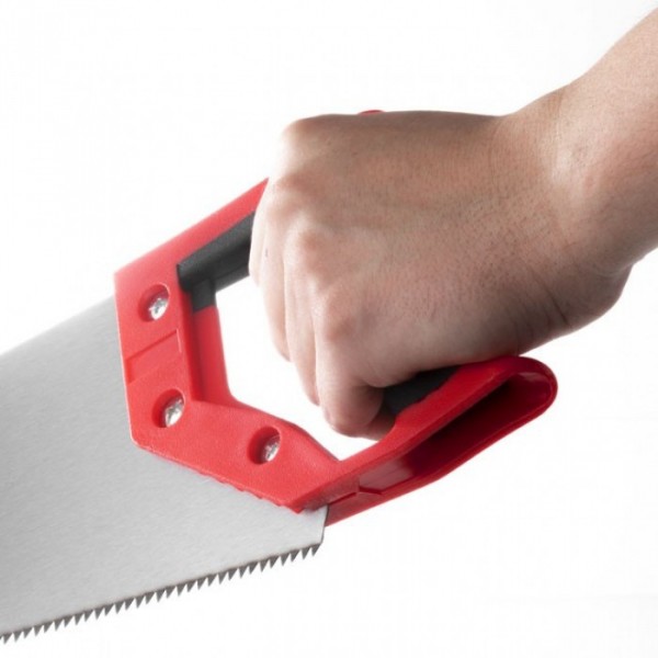 Ножовка по древесине с каленым зубом 450 мм, 55 HRC INTERTOOL HT-3102 (107527)