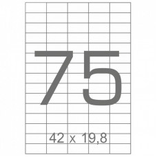 Этикетка самоклеящаяся Tama 42х19,8 (75 на листі) с/кл (100листів) (17797)