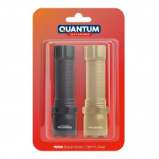 Фонарь Quantum QM-FL1042 Minik 3W LED з USB Black-Gold, 2 шт./уп. (QM-FL1042)