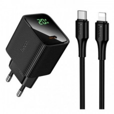 Зарядное устройство от сети HOCO CS82A PD20W 1xType-C + кабель Type-C to Lightning (134627)