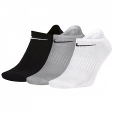 Носки Nike U NK EVERYDAY LTWT NS 3PR SX7678-901 34-38 3 пари Чорний/Білий/Сірий (888407239311)