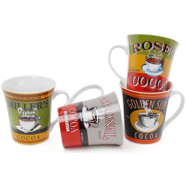 Кружка порцелянова "Retro Cocoa" 375мл (110137) Кружка порцелянова "Retro Cocoa" 375мл (110137)