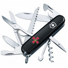 Нож Victorinox Huntsman Army Black "Емблема ЗСУ" (1.3713.3_W0010u)