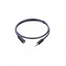 Кабель мультимедийный 3.5mm M to 3.5mm F 1.0m AV124 (Gray) Ugreen (10782)